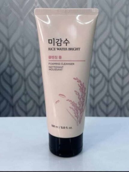The Face Shop Rice Water Bright Foaming Cleanser Nettoyant Moussant 150 ml (Offer) 1 pis