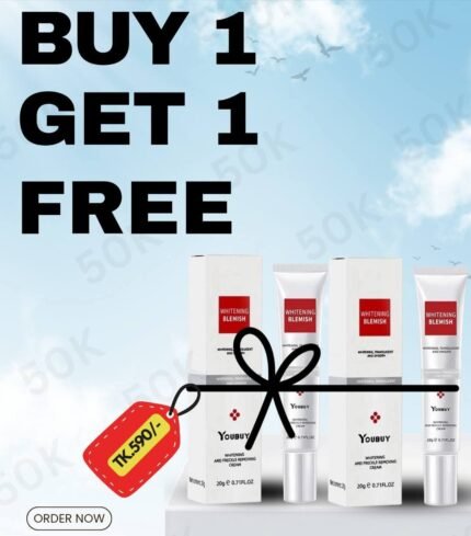 YOUBUY Whitening Cream – Buy 1 Get 1 Free Offer