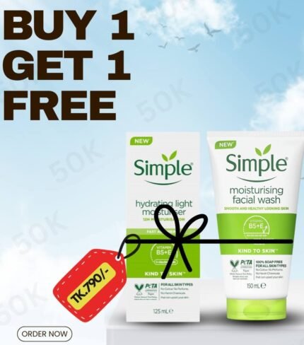 Simple Face Wash  & Hydrating Moisturizer Combo