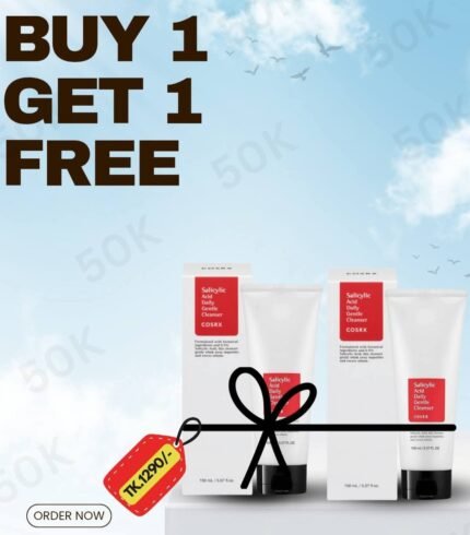 COSRX Salicylic Acid Daily Gentle Cleanser ( Buy 1 Get 1 Free )