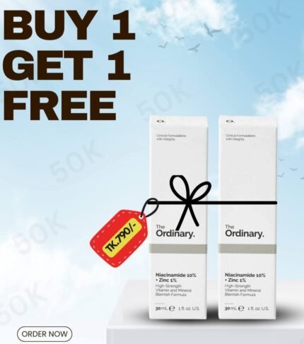 The Ordinary Niacinamide 10%+Zinc1% Serum ( Buy 1 Get 1 Free )