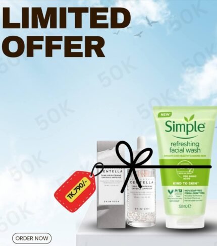 Simple Facewash SKIN1004 Madagascar Centella Tone Brightening Capsule Ampoule 30ml  Buy 1 Get 1 Free