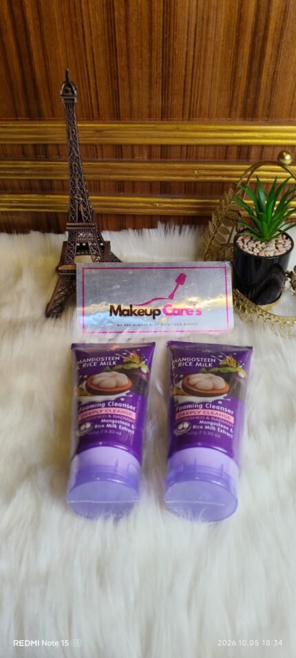 Mangosteen & Rice Milk Foaming Cleanser ( Buy 1 Get 1 Free Offer )